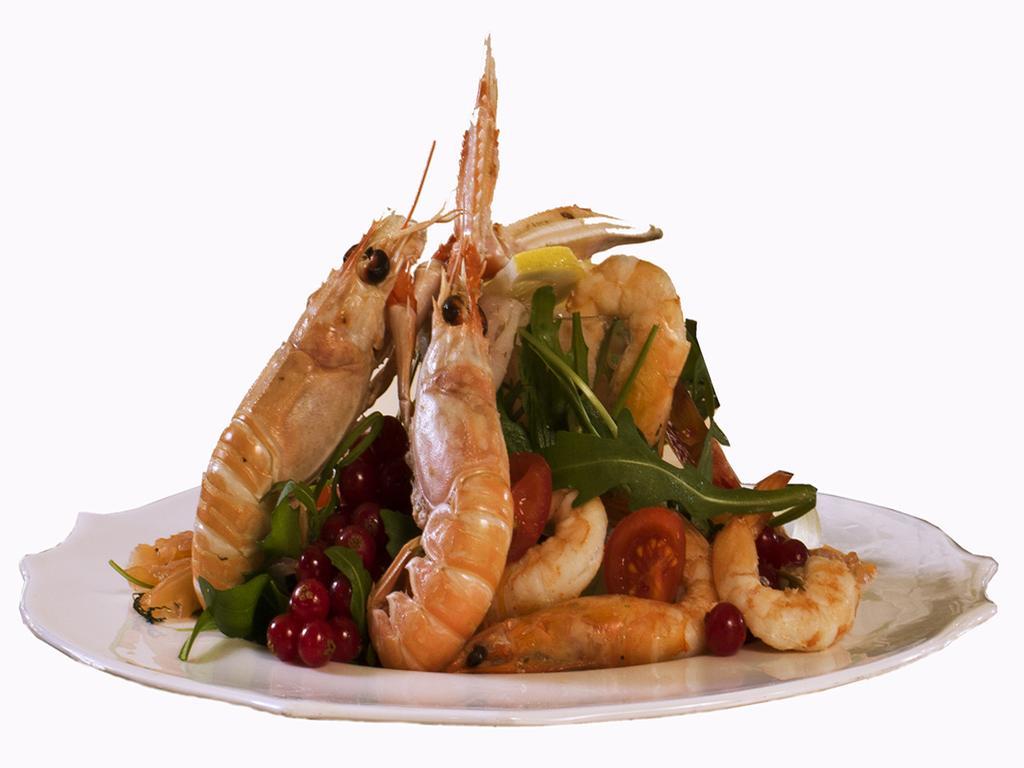 Hotel Vittoria Pesaro Exteriér fotografie A seafood salad